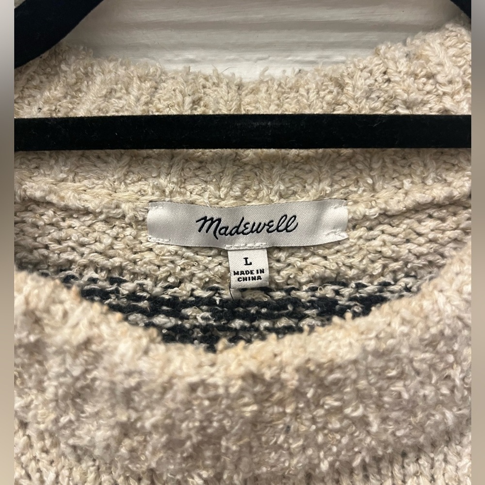 Madewell Eyelash-Yarn Crewneck Sweater - Picture 9 of 10